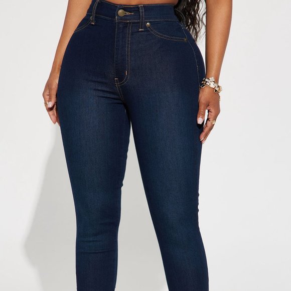 Banana Republic Dark Blue Jeans (Women) - Picture 4 of 6